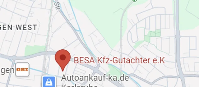 Standort BESA Kfz-Gutachter Ettlingen